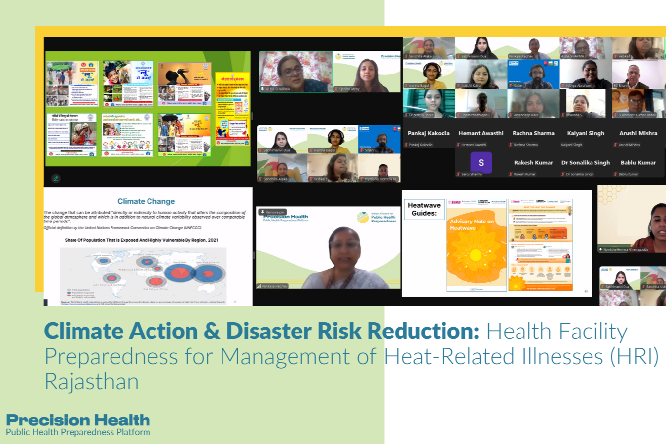 Climate Action & Disaster Risk Reduction:  Health Facility Preparedness for Management of Heat-Related Illnesses (HRI)